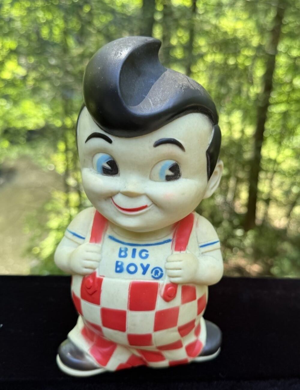 Rare Vintage Bob's Big Boy Rubber Bank Vinyl Doll 9” Figure USA
